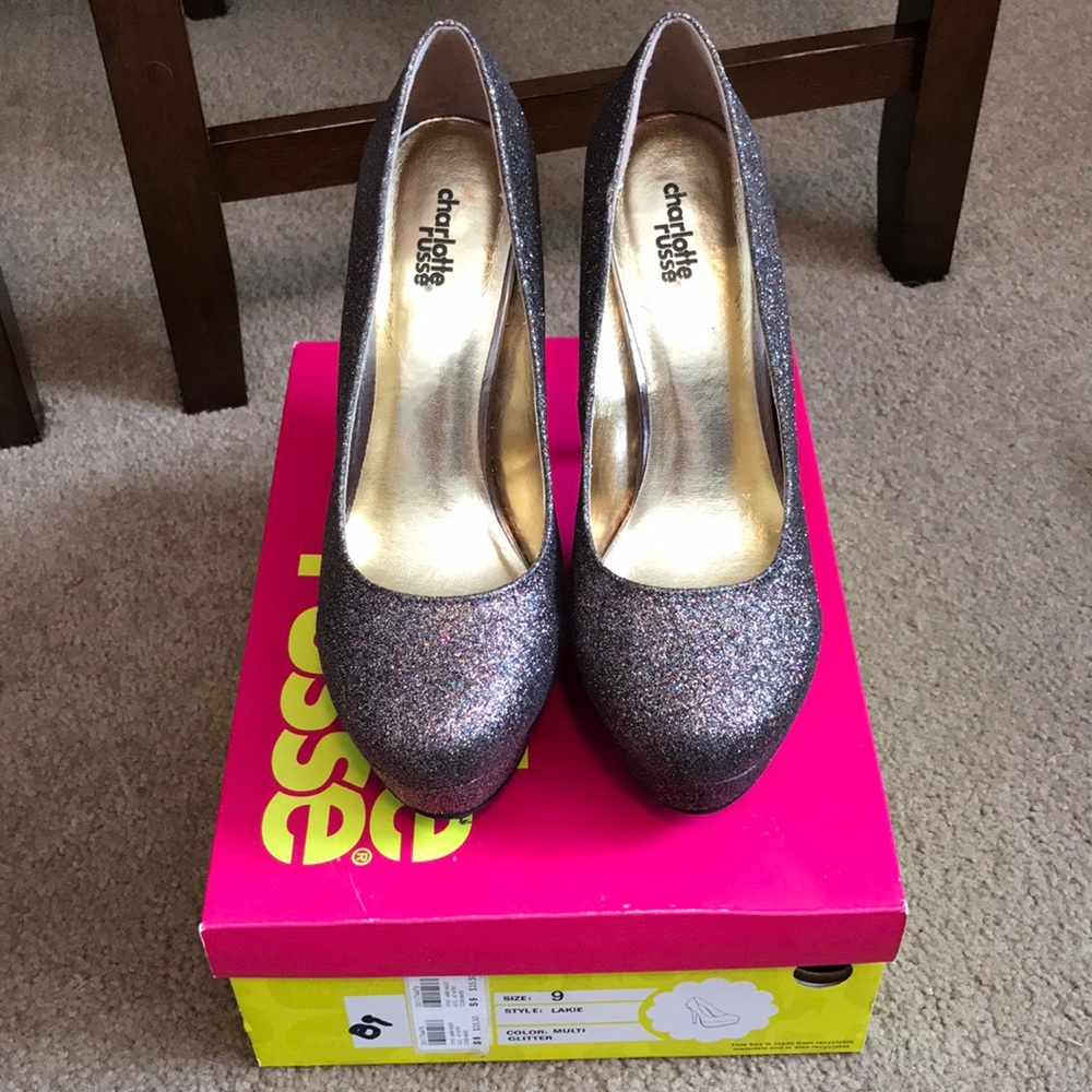 Glitter heels